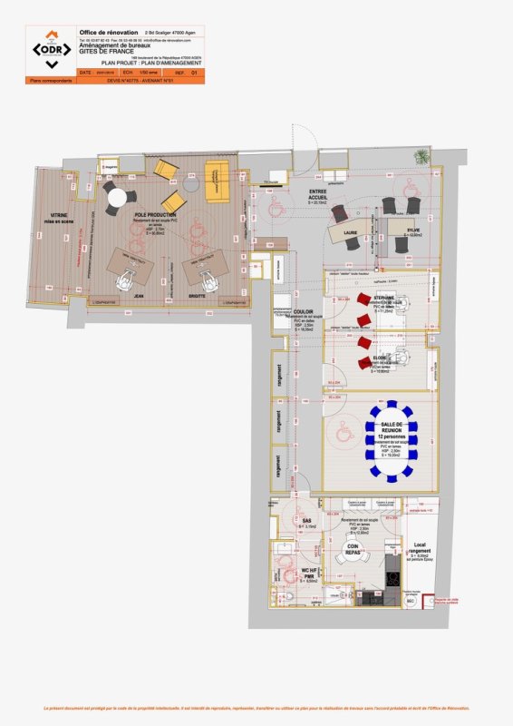 Réalisation ODR - Bureaux tertiaire
